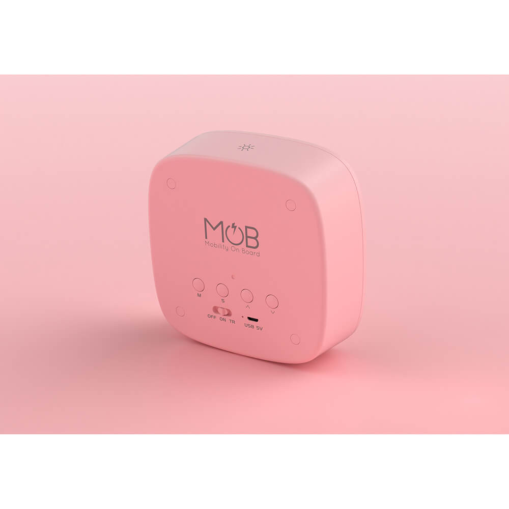 Mobility On Board MOB Väckarklocka med Ljus Billy Clock Rosa