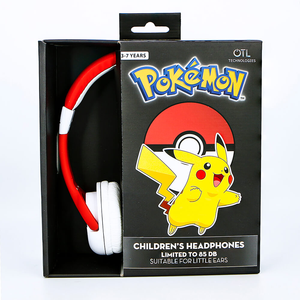 OTL Pokemon Hörlur För Barn Junior On-Ear Pokeball