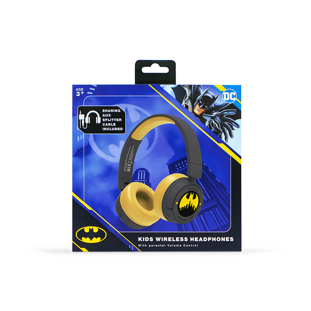 OTL Batman Hörlur För Barn On-Ear Trådlös Bluetooth