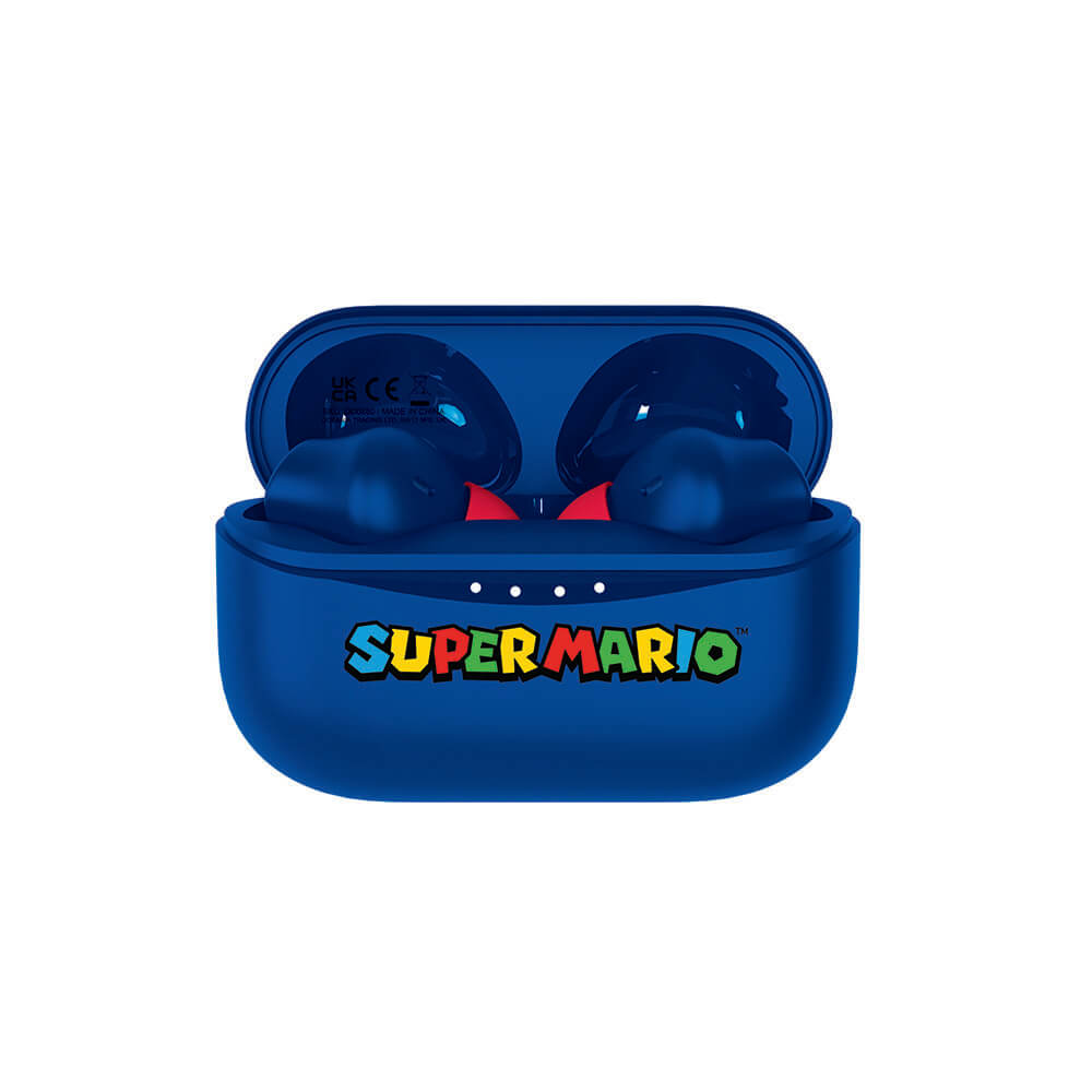 OTL Super Mario Hörlur In-Ear TWS Bluetooth Blå