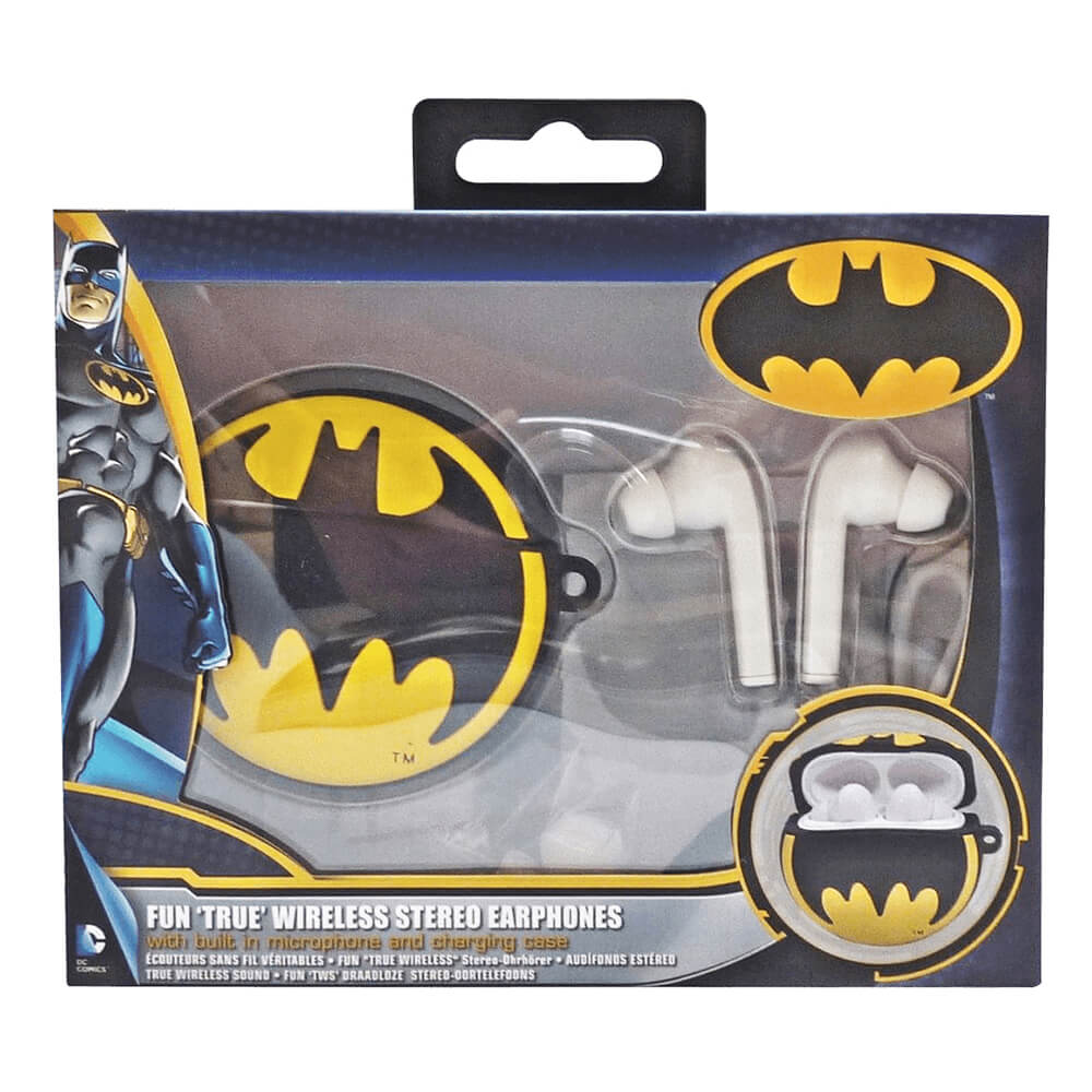 OTL Batman Hörlur In-Ear TWS Bluetooth Svart/Gul