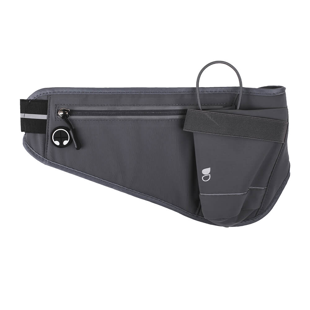 Gear GEAR Sport Midjebälte Premium Universal Mobil / Vattenflaska Grå