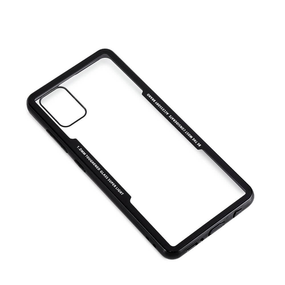 Gear GEAR Samsung Galaxy A51 Mobilskal Härdat Glas Svart