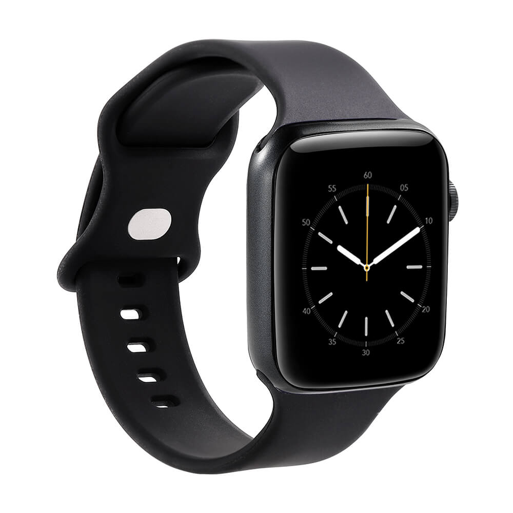 Gear GEAR Klockarmband Silikon Apple Watch 38/40/41/42 mm Svart