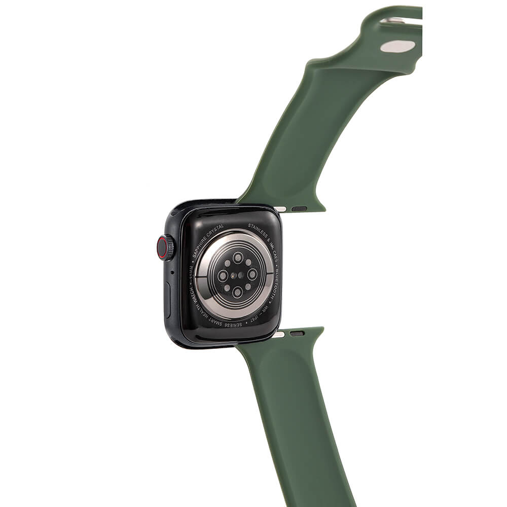 Gear GEAR Klockarmband Silikon Apple Watch 38/40/41/42 mm Grön