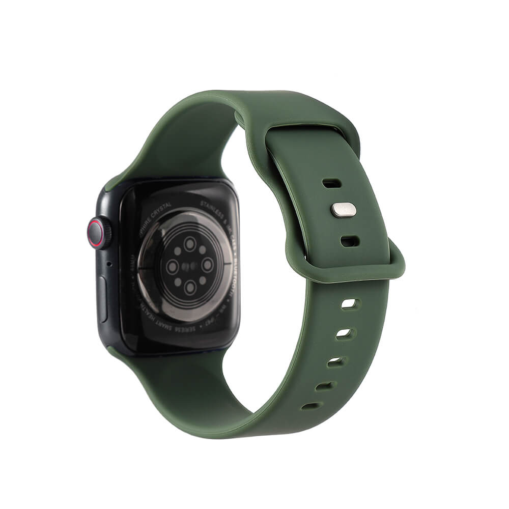 Gear GEAR Klockarmband Silikon Apple Watch 42/44/45/46/49 mm Olivgrön