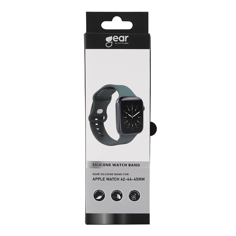 Gear GEAR Klockarmband Silikon Apple Watch 42/44/45/46/49 mm Olivgrön