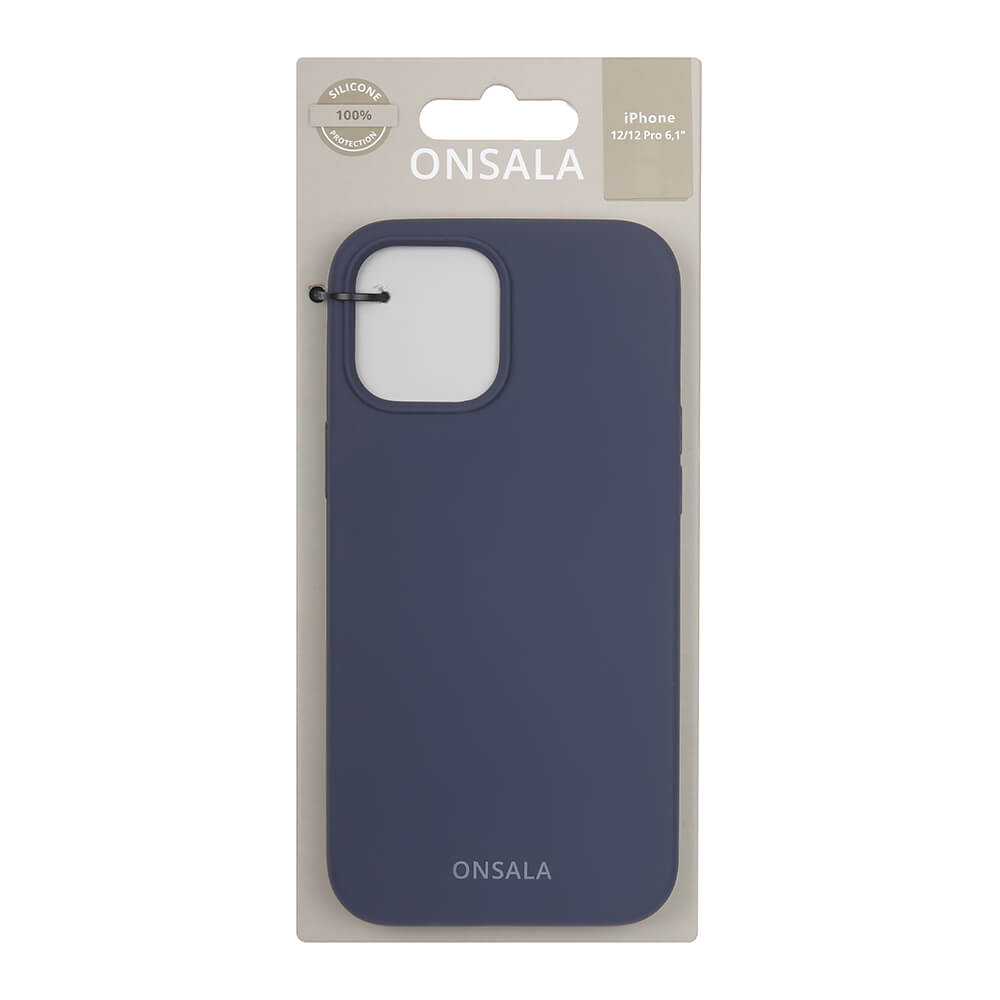 Onsala ONSALA iPhone 12 / 12 Pro Mobilskal Silikon Cobalt Blue