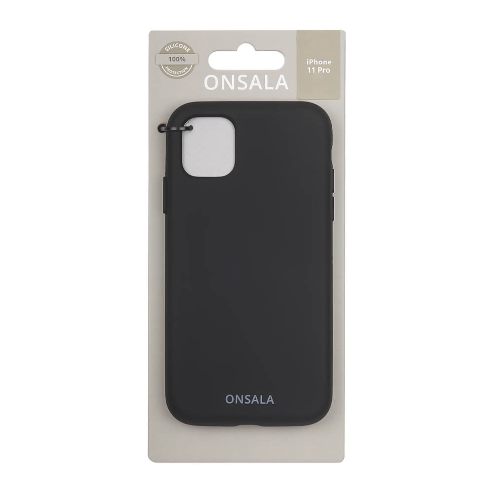 Onsala ONSALA iPhone 11 Pro Mobilskal Silikon Svart