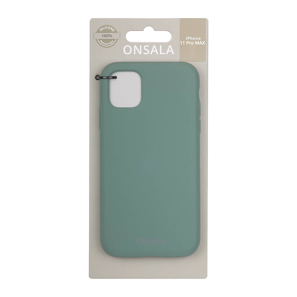 Onsala ONSALA iPhone 11 Pro Max Mobilskal Silikon Pine Green