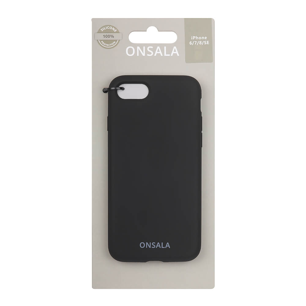 Onsala ONSALA iPhone 6/7/8/SE Mobilskal Silikon Svart