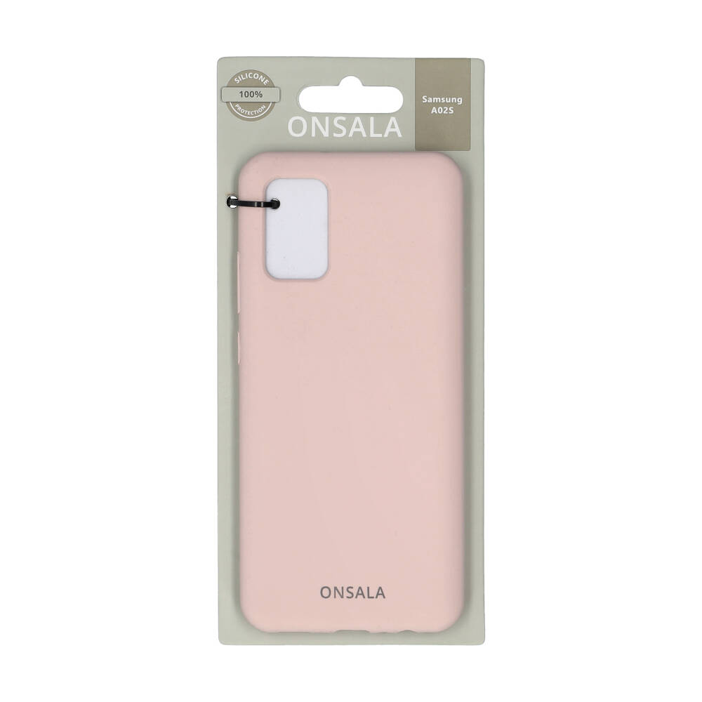 Onsala ONSALA Samsung Galaxy A02s Mobilskal Silikon Sand Rosa