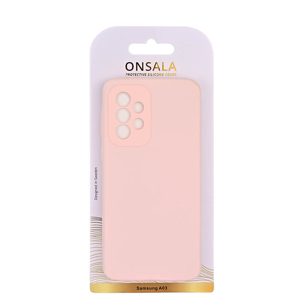 Onsala ONSALA Samsung Galaxy A03 Mobilskal Silikon Kritrosa
