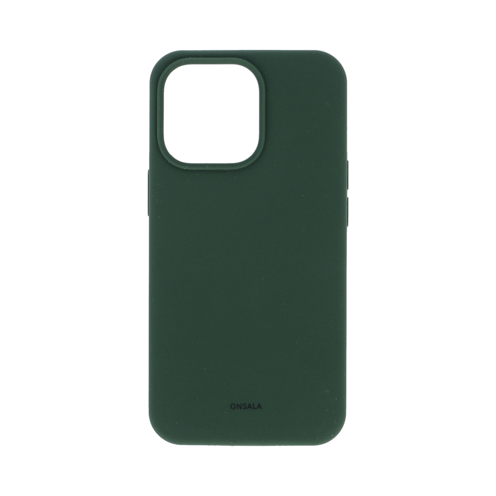 Onsala ONSALA iPhone 13 Pro Mobilskal Silikon Olivgrön