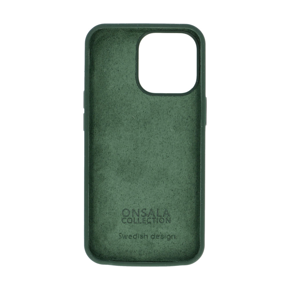 Onsala ONSALA iPhone 13 Pro Mobilskal Silikon Olivgrön