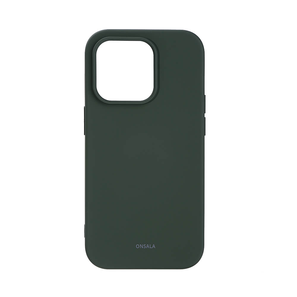 Onsala ONSALA iPhone 14 Pro Mobilskal Silikon Olivgrön