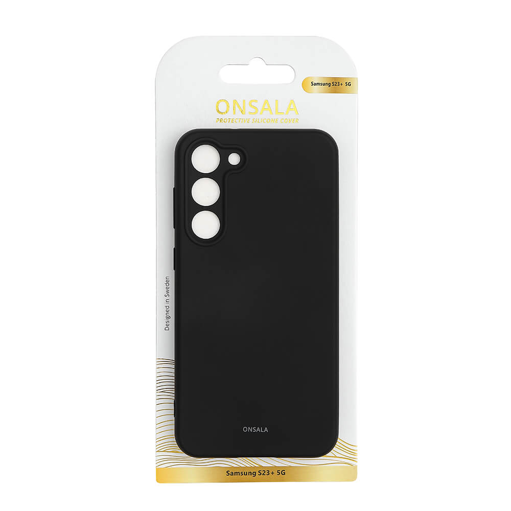 Onsala ONSALA Samsung Galaxy S23 Plus Mobilskal Silikon Svart