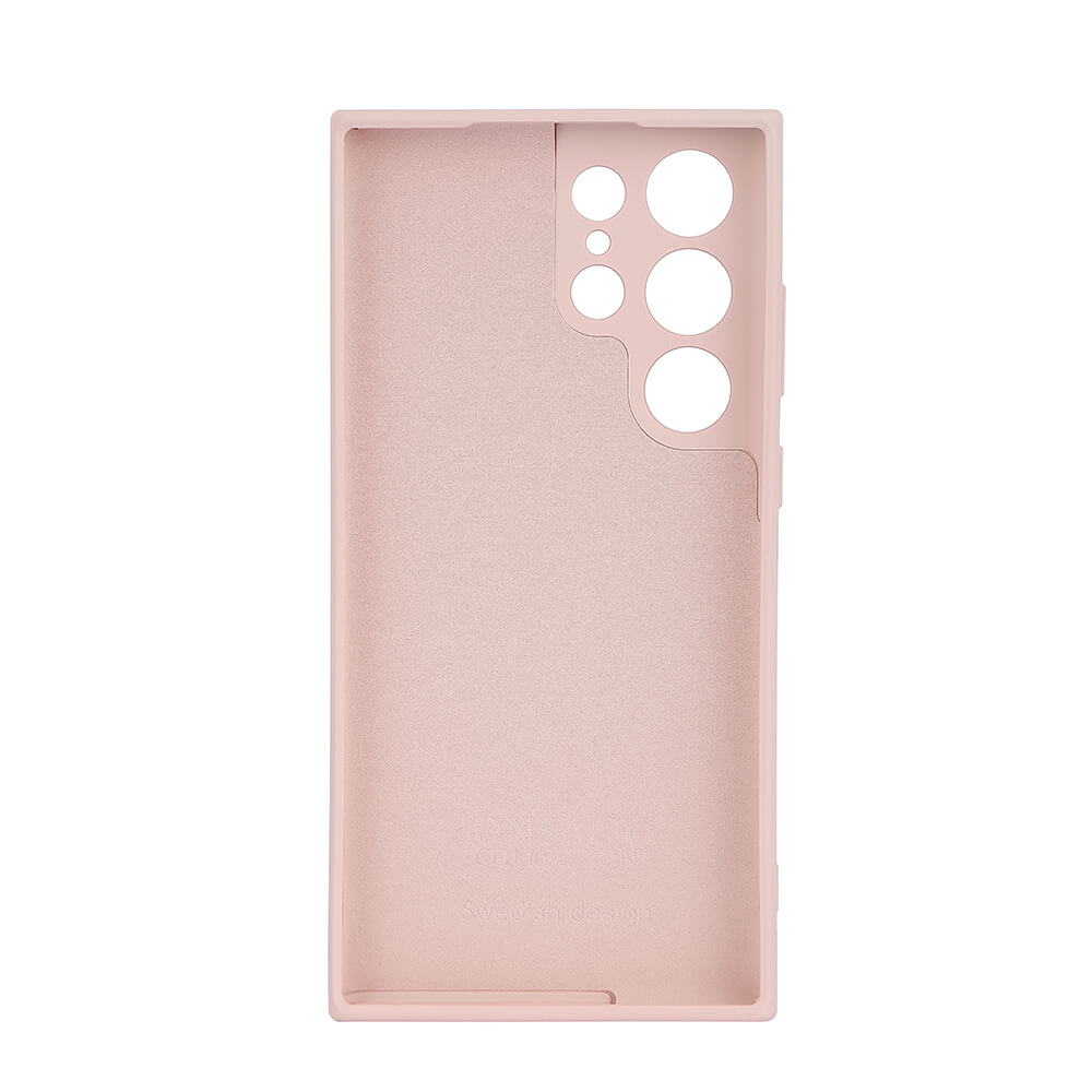 Onsala ONSALA Samsung Galaxy S23 Ultra Mobilskal Silikon Chalk Pink