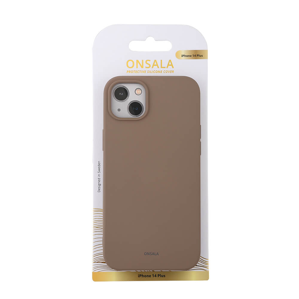 Onsala ONSALA iPhone 14 Plus Mobilskal Silikon Summer Sand