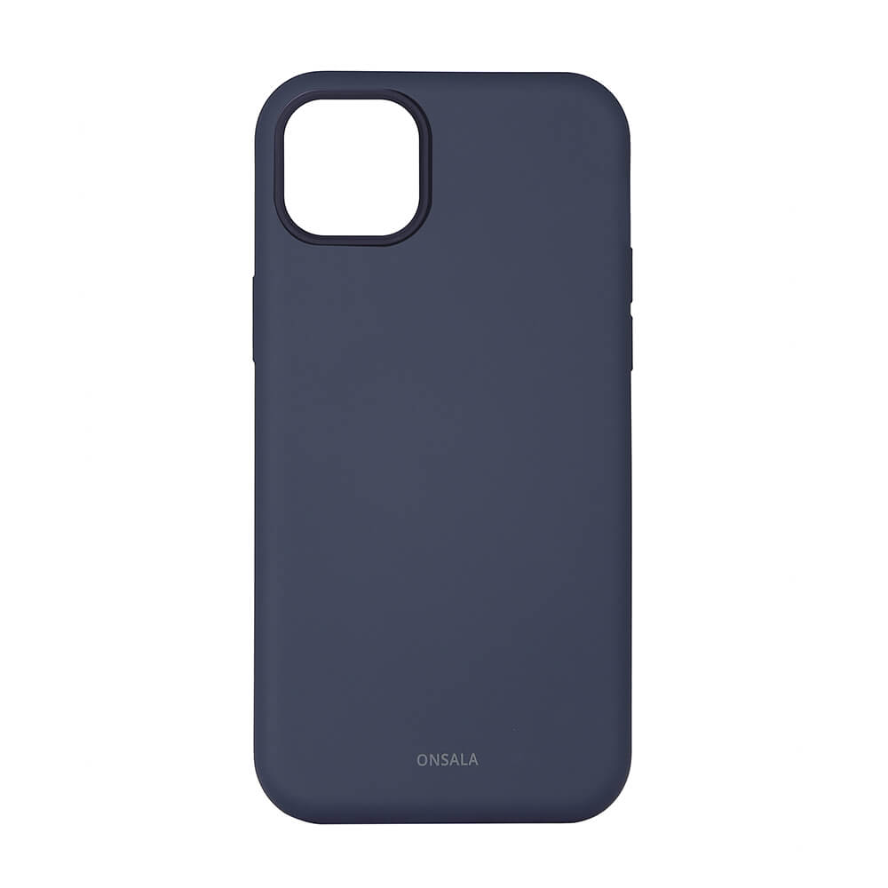 Onsala ONSALA iPhone 14 Plus Mobilskal Silikon Mörk Blå