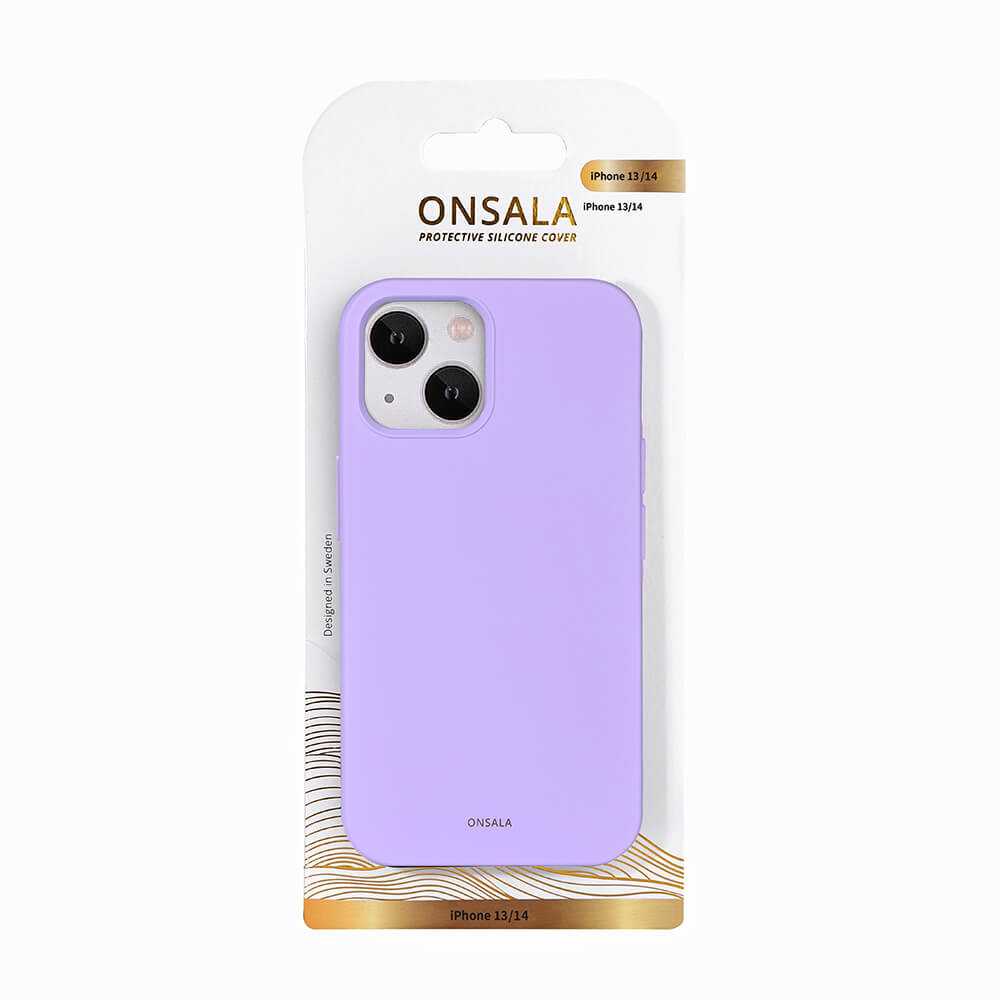 Onsala ONSALA iPhone 13/14 Mobilskal Silikon Lila
