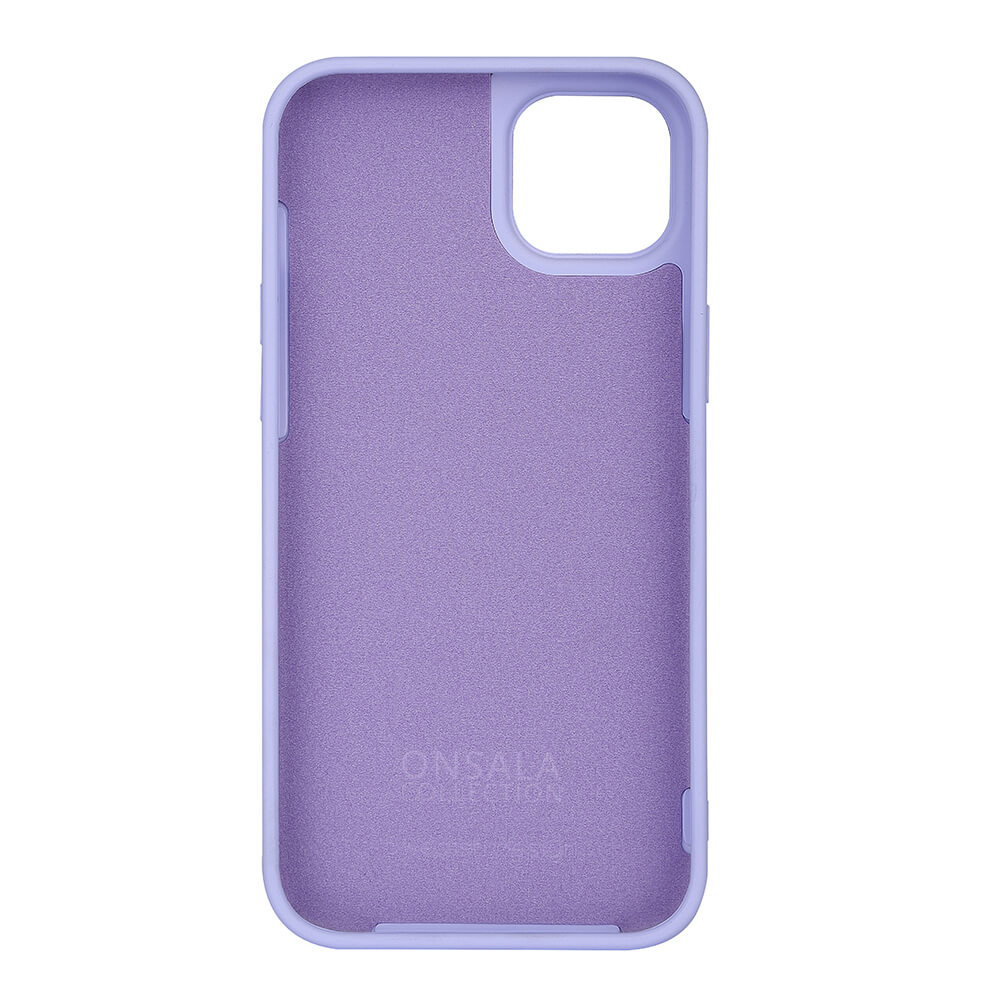 Onsala ONSALA iPhone 14 Plus Mobilskal Silikon Lila