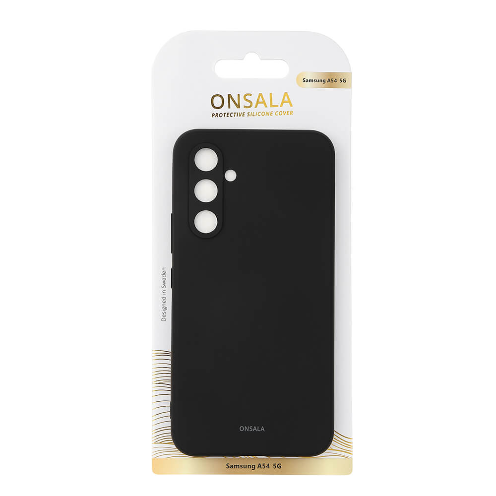 Onsala ONSALA Galaxy A54 5G Mobilskal Silikon Svart