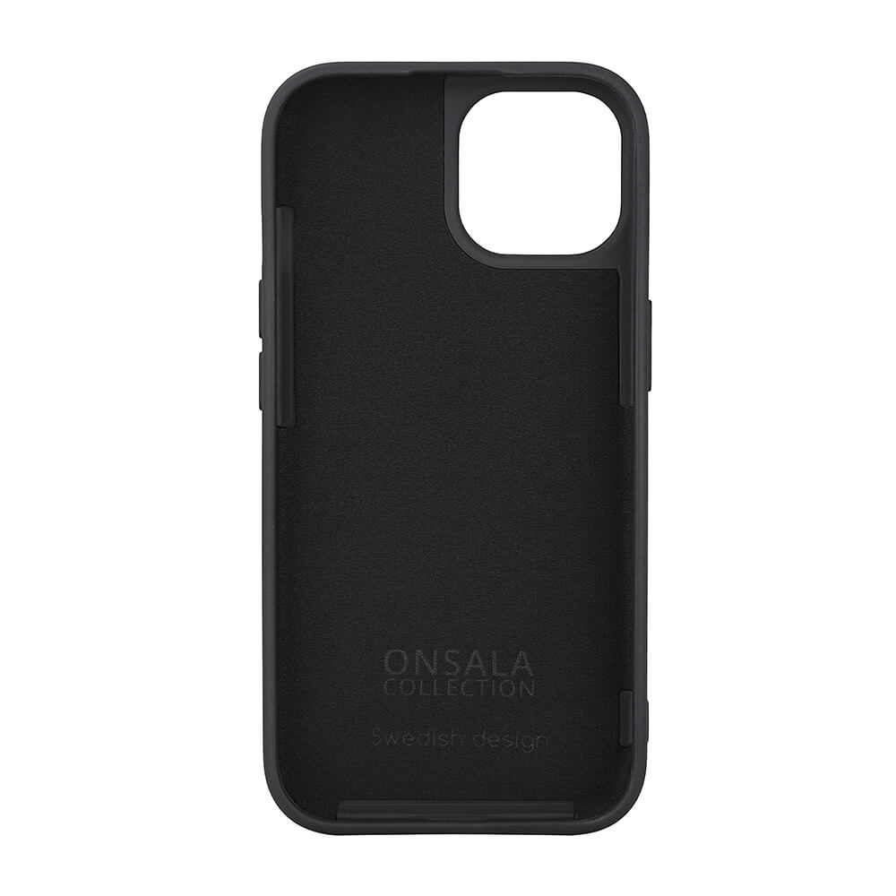 Onsala ONSALA iPhone 15 MagSafe Skal Med Silikonyta Svart