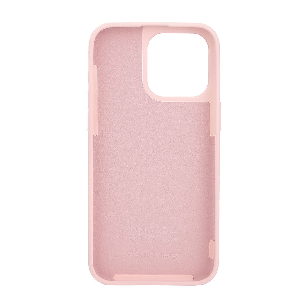 Onsala ONSALA iPhone 15 Pro Max MagSafe Skal Med Silikonyta Chalk Pink