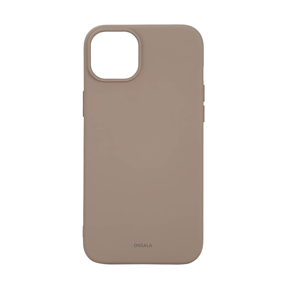 Onsala ONSALA iPhone 15 Plus MagSafe Skal Med Silikonyta Summer Sand
