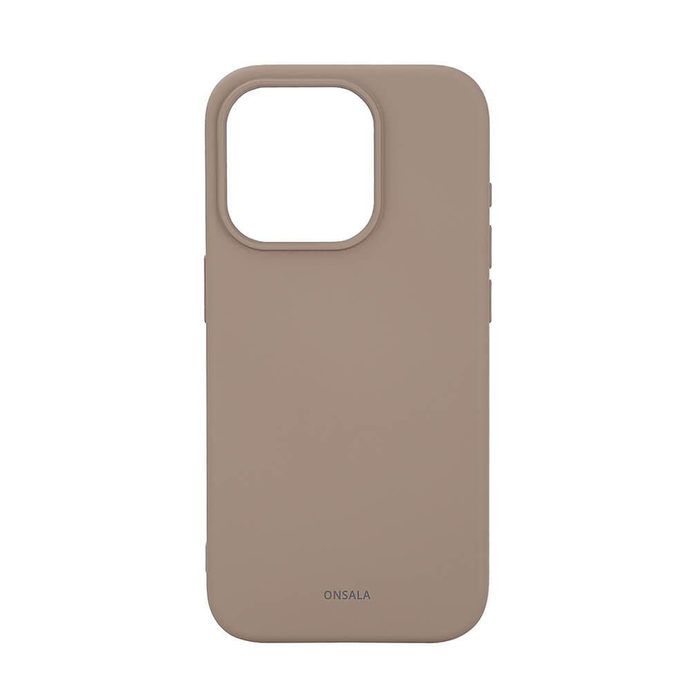 Onsala ONSALA iPhone 15 Pro MagSafe Skal Med Silikonyta Summer Sand