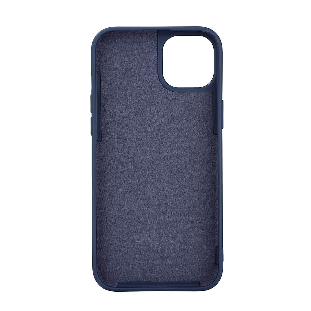 Onsala ONSALA iPhone 15 Plus MagSafe Skal Med Silikonyta Blå