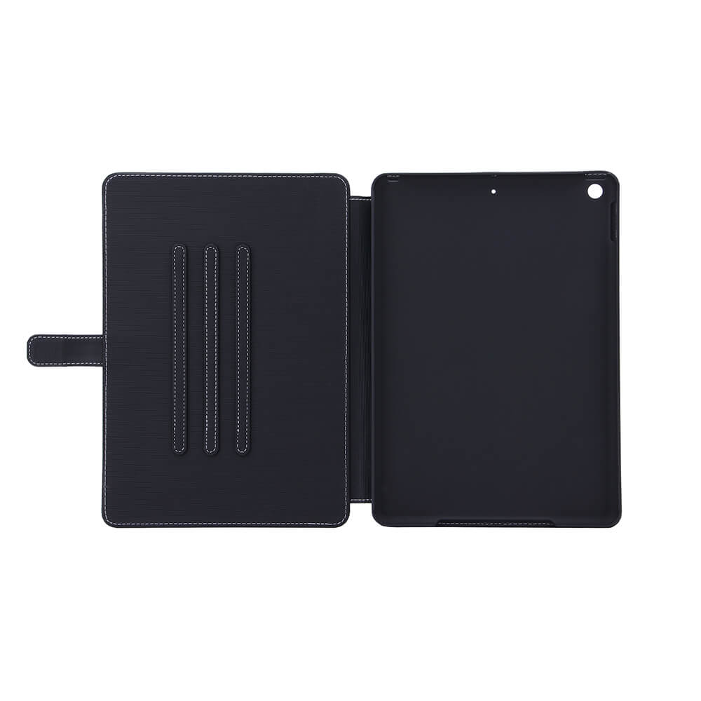 Onsala ONSALA iPad 10.2 2019/2020/2021 Fodral Äkta Läder Svart