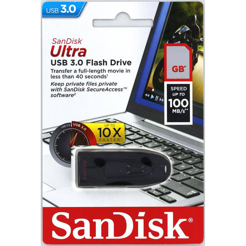 SanDisk SanDisk USB-minne 3.0 Ultra 256 GB 100MB/s