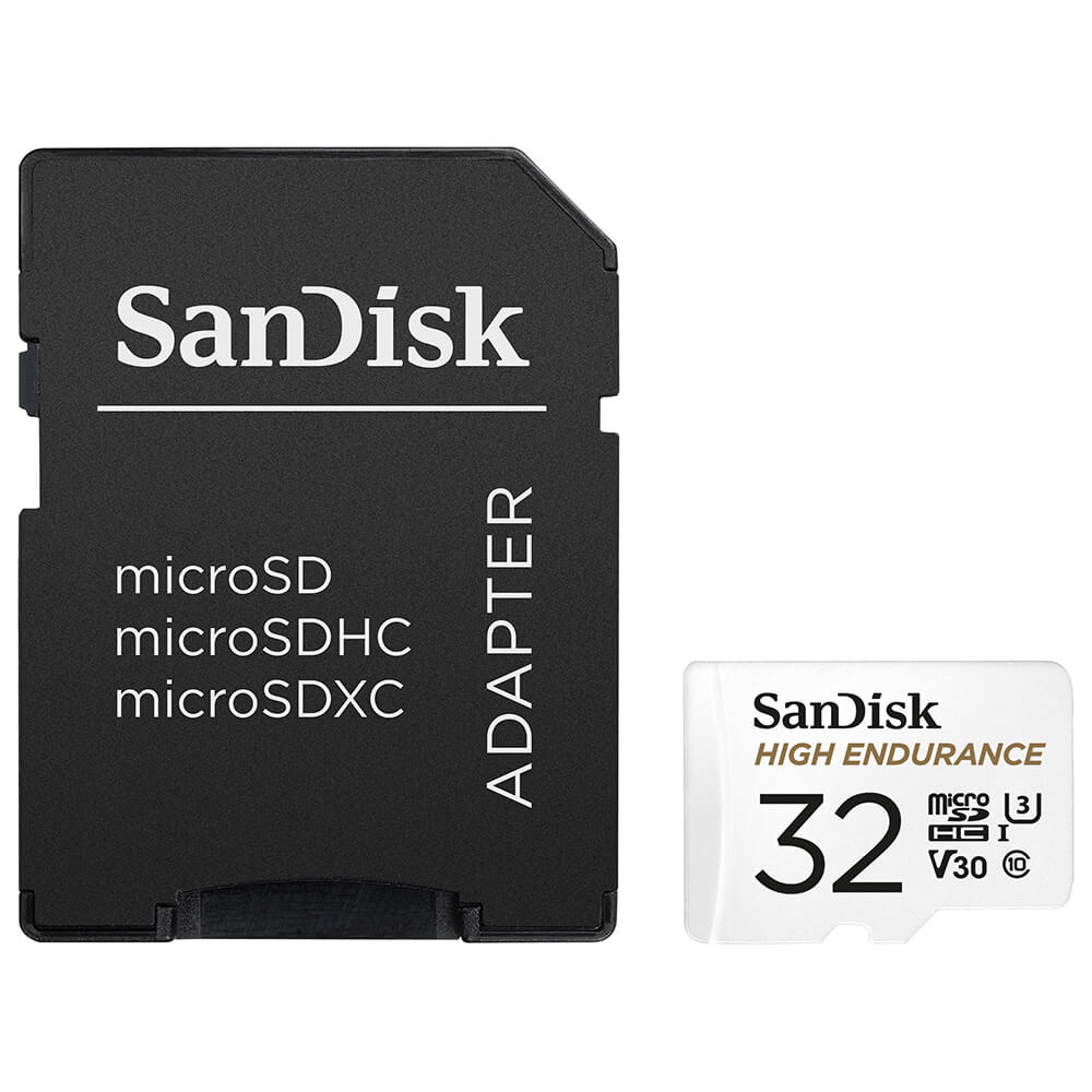 SanDisk SanDisk MicroSDHC 32 GB High Endurance med adapter