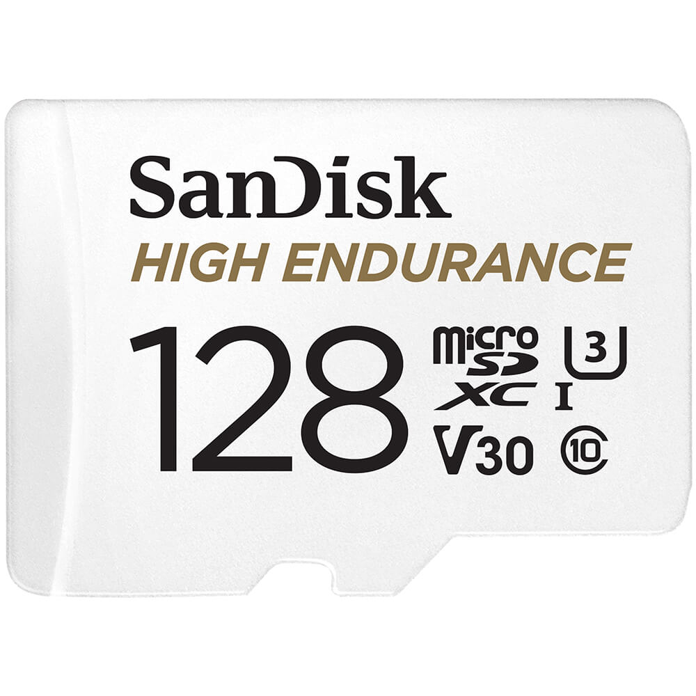 SanDisk SanDisk MicroSDXC 128 GB High Endurance Minneskort Inkl. Adapter