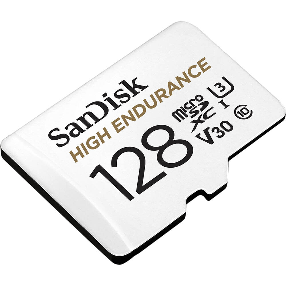 SanDisk SanDisk MicroSDXC 128 GB High Endurance Minneskort Inkl. Adapter