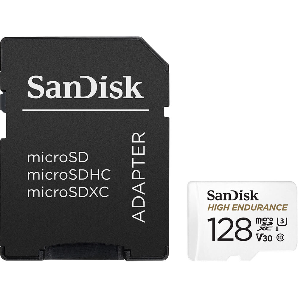 SanDisk SanDisk MicroSDXC 128 GB High Endurance Minneskort Inkl. Adapter