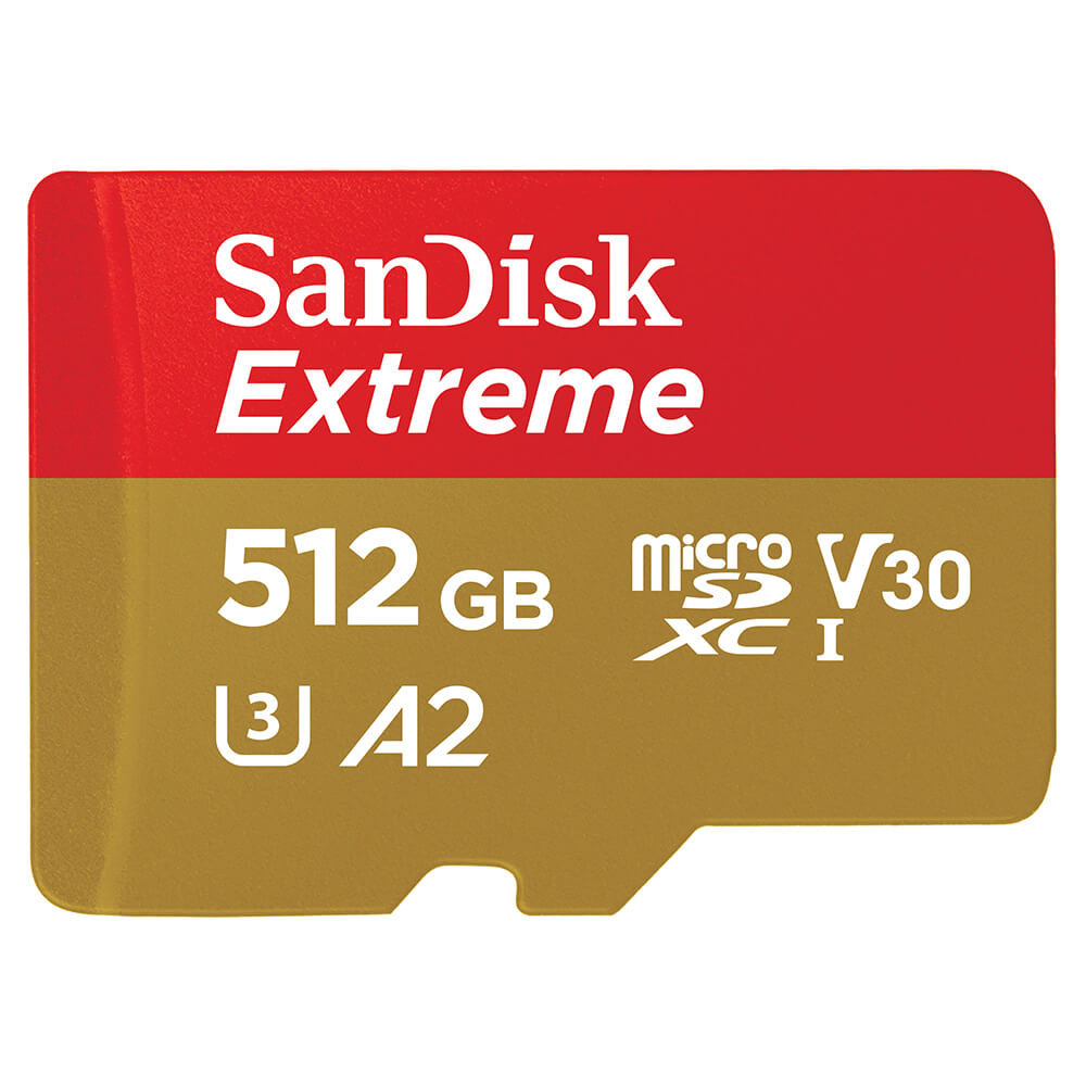 SanDisk SanDisk MicroSDXC Extreme 512 GB 190MB/s Inkl. Adapter