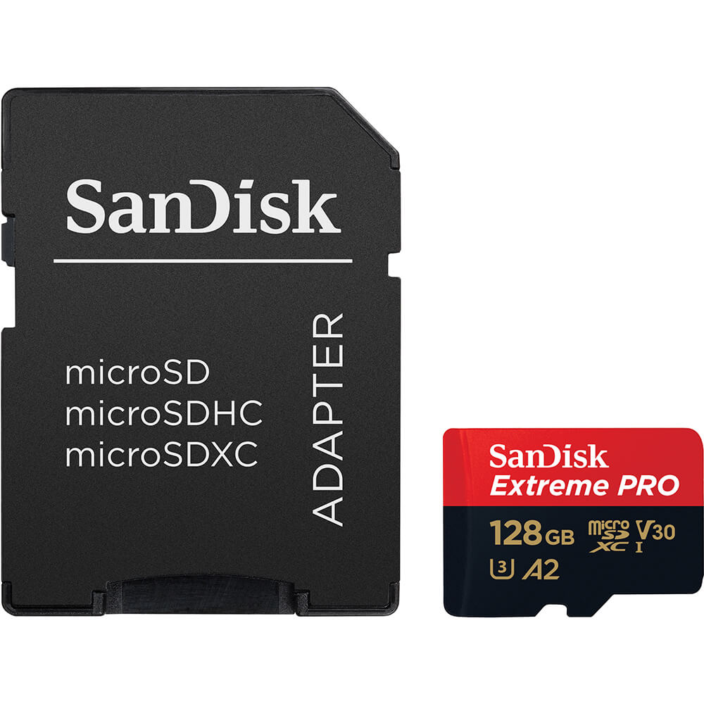 SanDisk SanDisk MicroSDXC Extreme Pro 128 GB 200MB/s Inkl. Adapter
