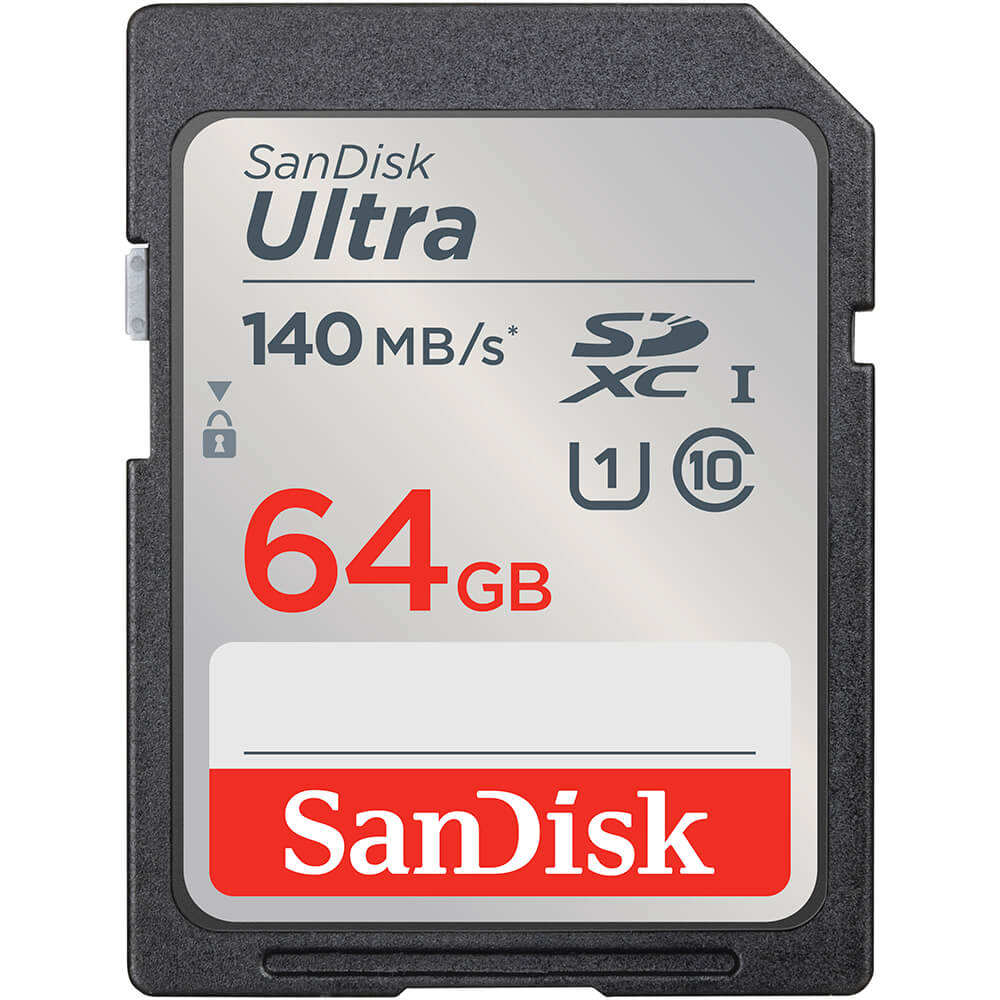 SanDisk SanDisk SDXC Ultra 64 GB 140MB/s Minneskort