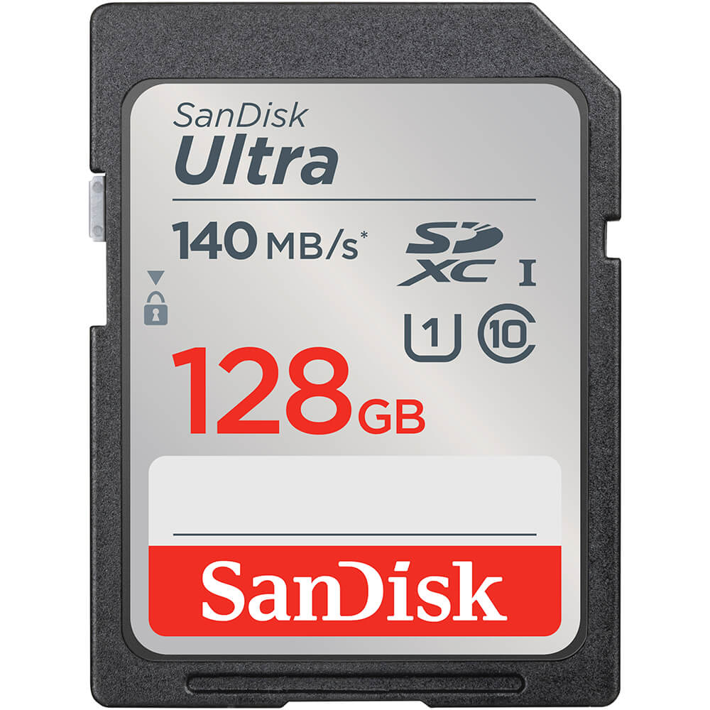 SanDisk SanDisk SDXC Ultra 128GB 140MB/s Minneskort