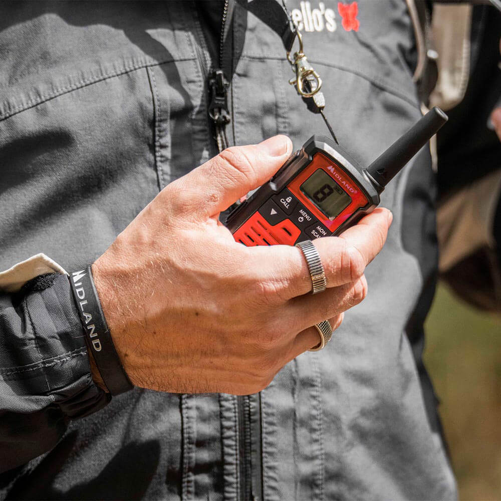MIDLAND Midland Walkie Talkie XT10 Pro Svart/Röd