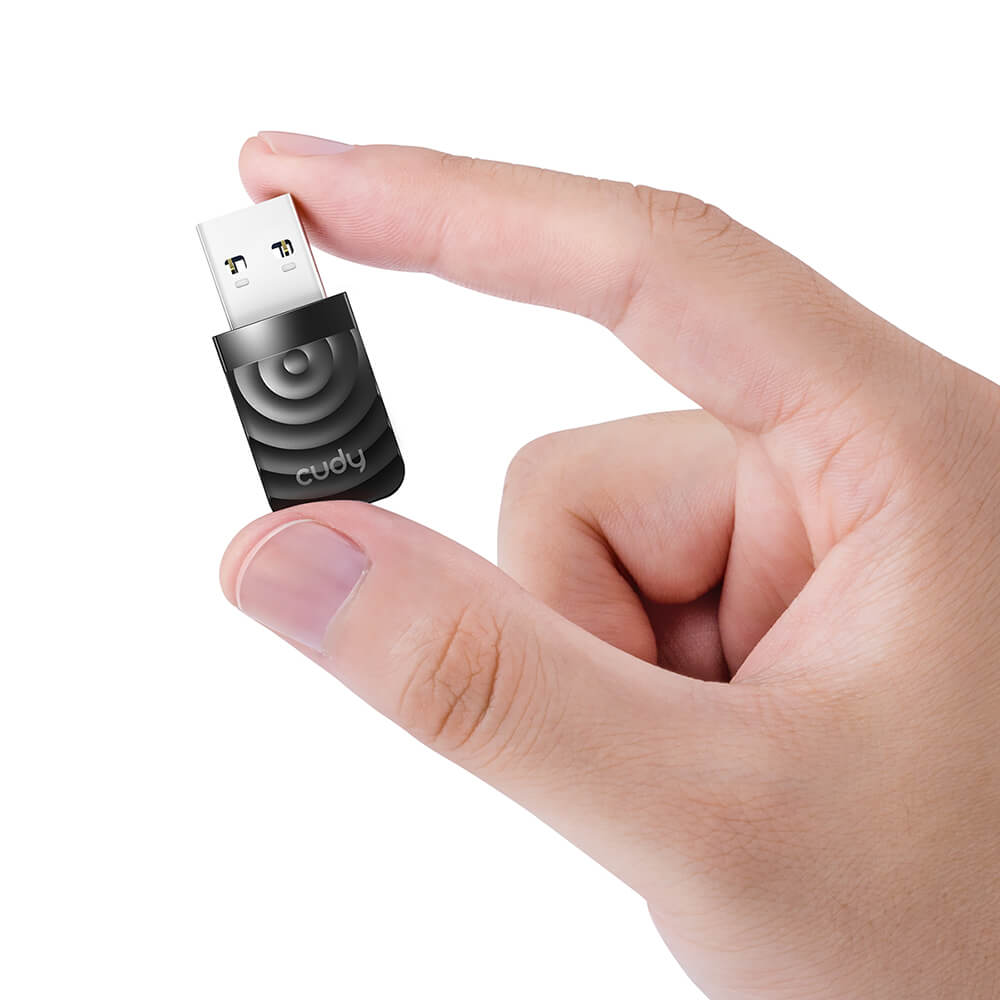 Cudy Cudy Wi-Fi Adapter USB WU1300S AC1300 Svart