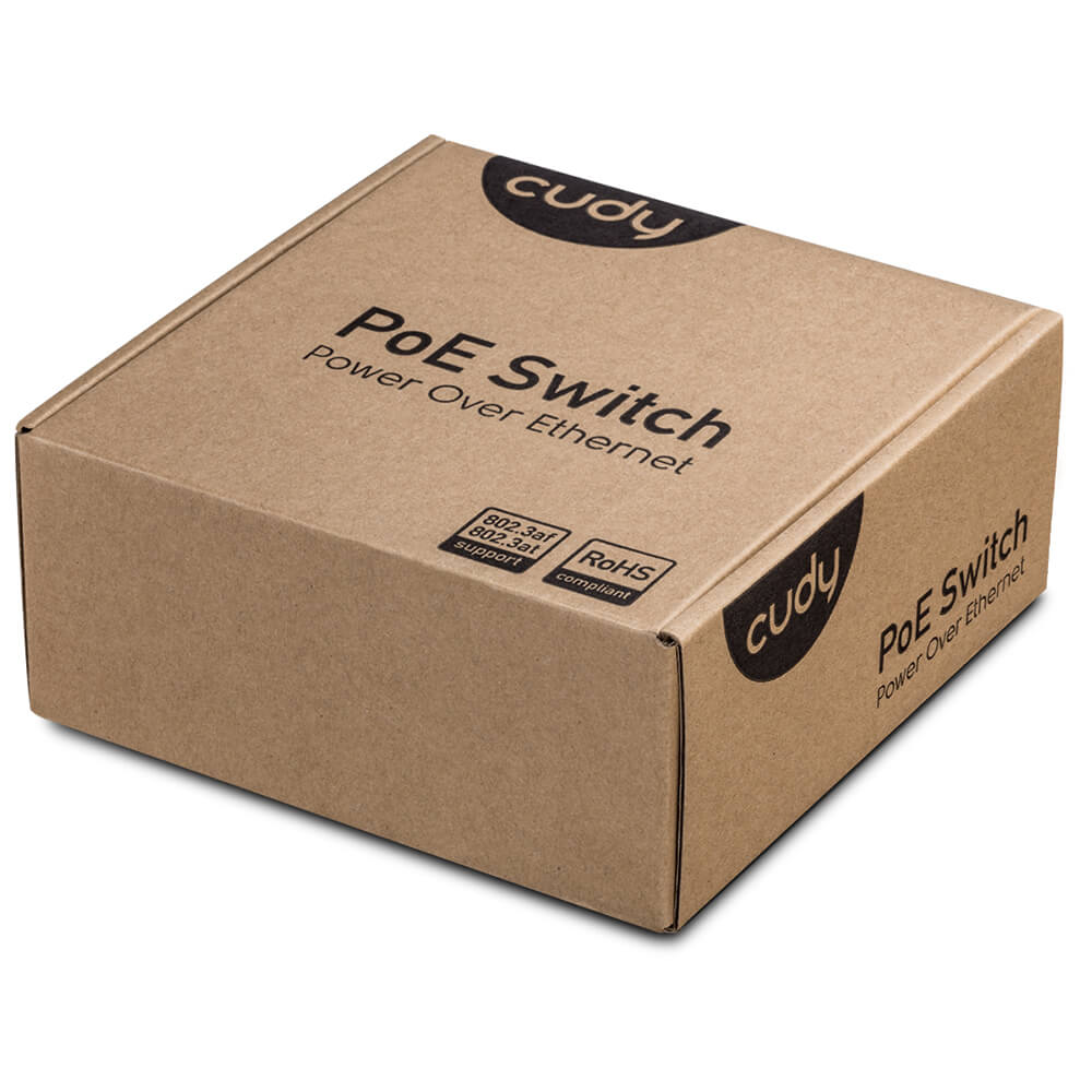 Cudy Cudy Switch GS1005P 5-port Gigabit PoE+ 60W Grå