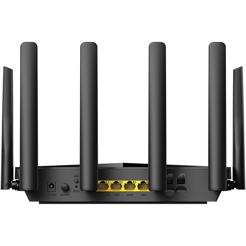 Cudy Cudy 4G Router LT12 Cat 12 AC1200 Gigabit Dual-SIM Svart