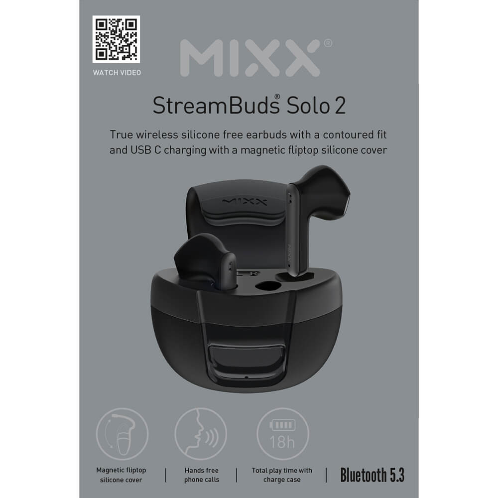 MIXX MIXX In-Ear TWS Hörlurar Solo 2 Svart