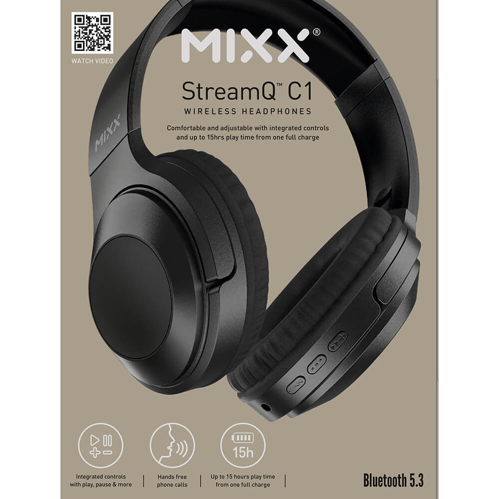 MIXX MIXX Over-Ear Trådlösa Hörlurar C1 Svart